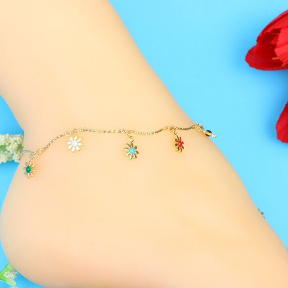 Elegant Handmade Anklet – Perfect for Women & Girls | Ideal Gift Option,DYC1058 - Picture 1 of 8